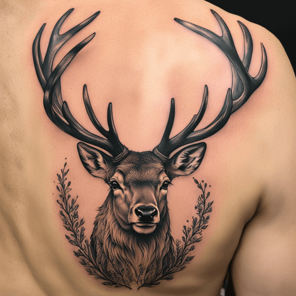 A fresh ink Stags tattoo